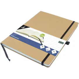 Kangaro Notizbuch A4 Kraft liniert