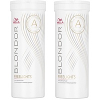 Wella Blondor Freelights Powder 2 x 400 g weißes Blondierpulver