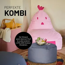 LUMALAND Kindersitzsack Animal Line Chick - 200l - Pastell Grün