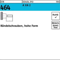 Industrial Quality Supplies DIN 464 Rändelschraube hohe Form VG