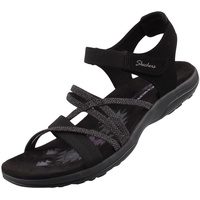 SKECHERS Reggae Slim - Meadow Grazer 163193-BLK, Damen, Sandalen, Black Gore, 36 EU - 36 EU