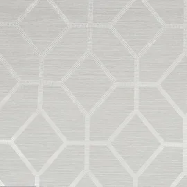 boutique luxury Asscher Geo Pearl Vliestapete 10,05 x 0,52 m 10 m2 Beige/Grau