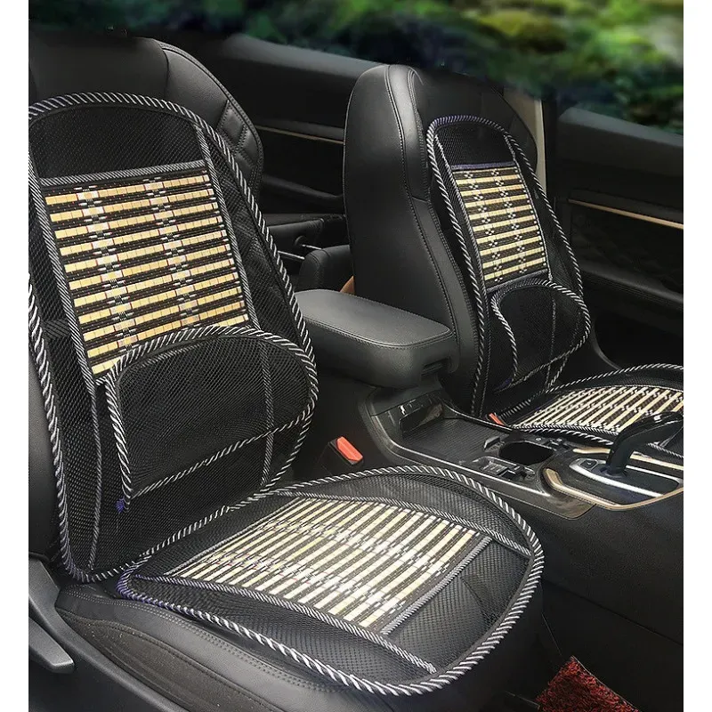 Anatomisches Netz‐Sitzmassagegerät mit orthopädischer Lendenstütze für Auto, Bus oder Büro