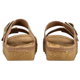 ROHDE Damen Pantolette Leder Zweischnaller mit Plateausohle Alassio 6229, Größe:38 EU