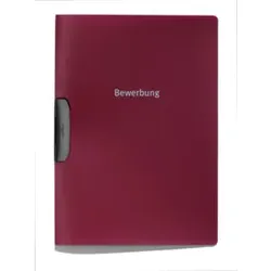 DURABLE Bewerbungsmappe A4 dunkelrot 2289 31 Duraswing job