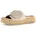 Pantolette ecru gold 38