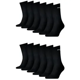 Puma Sportsocken Regular Crew Socken Sport 12-Pack schwarz 2.0 - 47-49