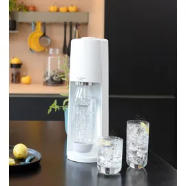 Sodastream Terra white + PET-Flasche 0,5 l + 2 PET-Flaschen 1 l + Zylinder