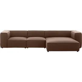 W.Schillig Eckcouch Polyester 3-Sitzer Rot
