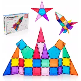 PicassoTiles Raketen-Booster Magnetische Bausteine Set 32 Teile