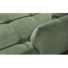 bobb Ecksofa mit Sitztiefenverstellung Carly ¦ grün ¦ Maße (cm): B: 320 H: 90 T: 215.0
