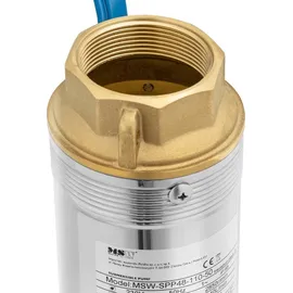 Hillvert Tauchpumpe 10.800 l/h 1100 W 50 m Kabel / 54 m Förderhöhe Edelstahl
