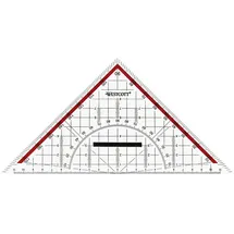 Westcott Geodreieck 22 cm Transparent