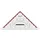 Westcott Geodreieck 22 cm Transparent