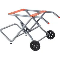 Vevor Tischkreissägenständer, 158 kg Tragkraft, rollender, faltbares Untergestell mit 8 Zoll Gummirädern, einfache Lagerung, universell für die meisten Marken von Tischkreissägen, 1100x760x620 mm