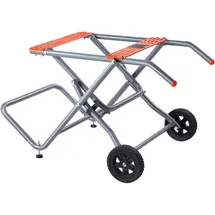 Vevor Tischkreissägenständer, 158 kg Tragkraft, rollender, faltbares Untergestell mit 8 Zoll Gummirädern, einfache Lagerung, universell für die meisten Marken von Tischkreissägen, 1100x760x620 mm