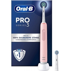 Oral-B Elektrische Zahnbürste Pro 3 3000 Cross Action – Elektrische Zahnbürste – pink rosa
