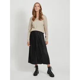 VILA Rundhalspullover Beige L