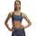 Under Armour Crossback Mid Bra Grau/Blau XS