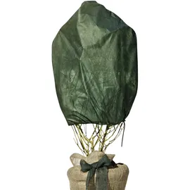 WINDHAGER Winter-Vlies Rosenvlies-Haube Thermovlies Gartenvlies Frostschutz Kälteschutz für Rosen, 3 Stück, 0,75x1 m, 30 g, grün