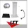 Eurolite Set Spiegelkugel 50cm mit Stage Stand variabel + Cover schwarz