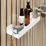 Schulte D1851 70 Duschablage zum Kleben, Aufbewahrung von Duschzeug, ohne bohren fürs Badezimmer,