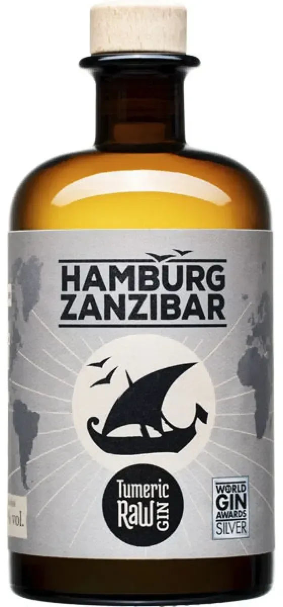 Hamburg Zanzibar Tumeric Raw Gin 45% vol. 0,5 l