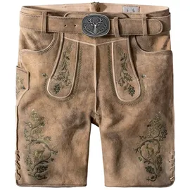 Stockerpoint Trachtenlederhose Girgl in senf gespeckt-grün | Gr.: 44