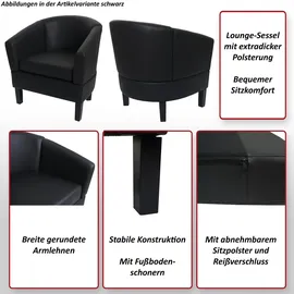 MCW Sessel O17 schwarz 0 x 0 x 0 cm mit Fußbodenschonern