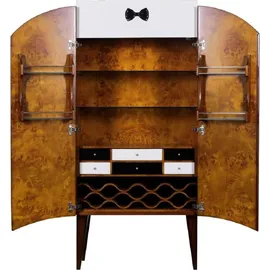 Casa Padrino Barschrank 80 x 45 x 170 cm Braun