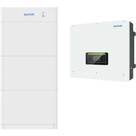 SOFAR HYD 15KTL-3PH (16A) Hybrid mit BTS E15-DS5 HV-Speichersystem, 14,25 kWh nutzbar, 3-phasig