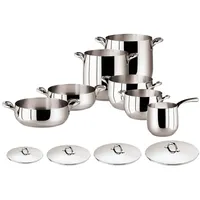 Sambonet S1669 Kikka Kochtopfset 11tlg., Edelstahl Rostfrei