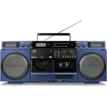 Medion LIFE® P66538 Retro-Boombox blau