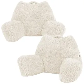 I.C.O.N. Teddybär Lesekissen 2er Pack 40 x 40 cm Beige
