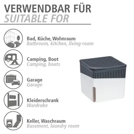 Wenko Raumentfeuchter Cube Nachfüllpack 1000 g Orange