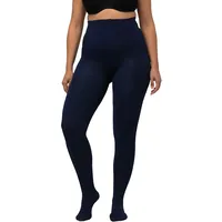 Ulla Popken Damen Thermo-strumpfhose Strumpfhose, Nachtblau, 48-50 EU