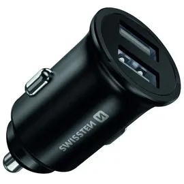 Swissten CL Adapter 2x USB 4.8A Metall schwarz