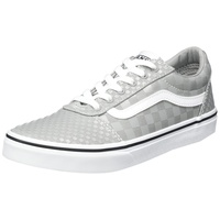 Vans Ward Seasonal Sneaker, (Tonal Mix Check) Drizzle/White, 31.5 EU