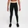 Nike Pro Leggings Mädchen 013 - black/apricot agate/white M (137-146 cm)