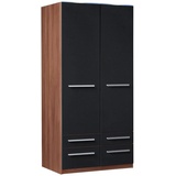 priess Drehtürenschrank Barcelona Schränke Gr. B/H/T: 94 cm x 193 cm x 54 cm,