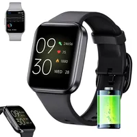 bergxperten acttreck fitnessuhr Smartwatch für Damen und Herren, 1,69" Touchscreen Fitnessuhr, IP67 wasserdichte Sportuhr, Herzfrequenz- und Schlafmonitor, Schrittzähler, kompatibel mit iOS Android