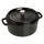 Staub Cocotte 24 cm rund schwarz