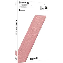 Logitech Keys-to-Go Tablet-Tastatur rosa
