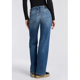 Herrlicher Bootcut-Jeans "Prime New Denim Light", Damen, Gr. 34, Länge 34, dolphin, Denim/Jeans, Obermaterial: 98% Baumwolle, 2% Elasthan, weit knöchellang, Jeans, mit Stretch
