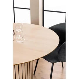 VCM DAHEIM Esstisch Linley Ø 120 cm Holz Braun