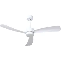 Beliani Praslin 110 cm Deckenventilator Weiß