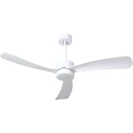 Beliani Praslin 110 cm Deckenventilator Weiß