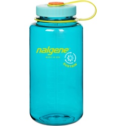 Nalgene Weithalstrinkflasche Sustain 1 L - cerulean