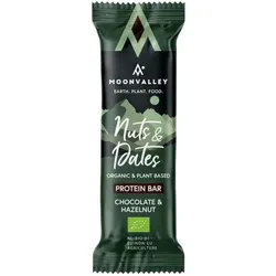 MOONVALLEY Proteinriegel Nuts & Dates Chocolate & Hazelnut | 47g Riege