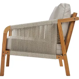 BUTLERS Rope Island Outdoor Sessel 80 x 70 x 69 cm braun
